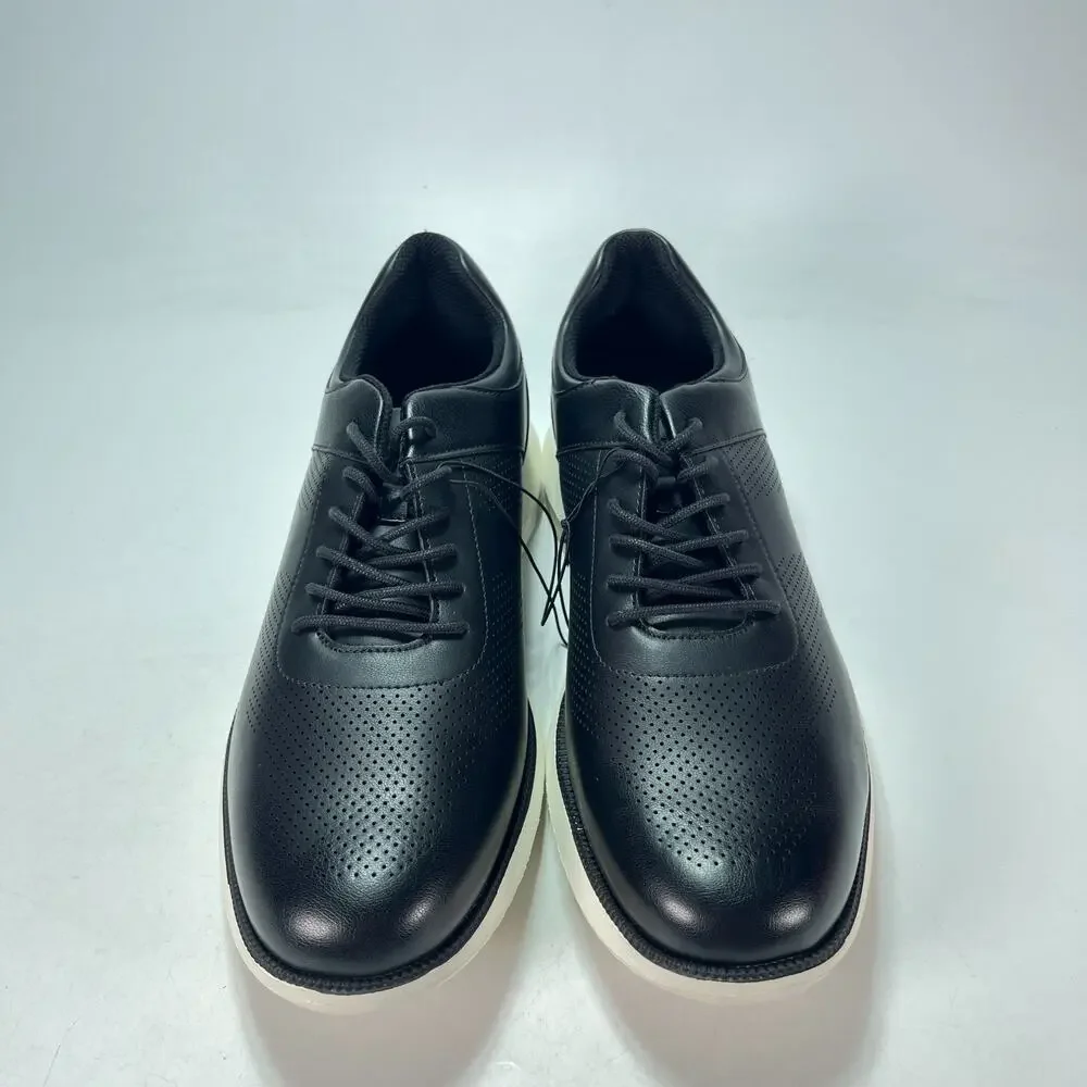 Perry Ellis Portfolio Black Ultra Foam Perforated Dress Sneakers Men's Size 11